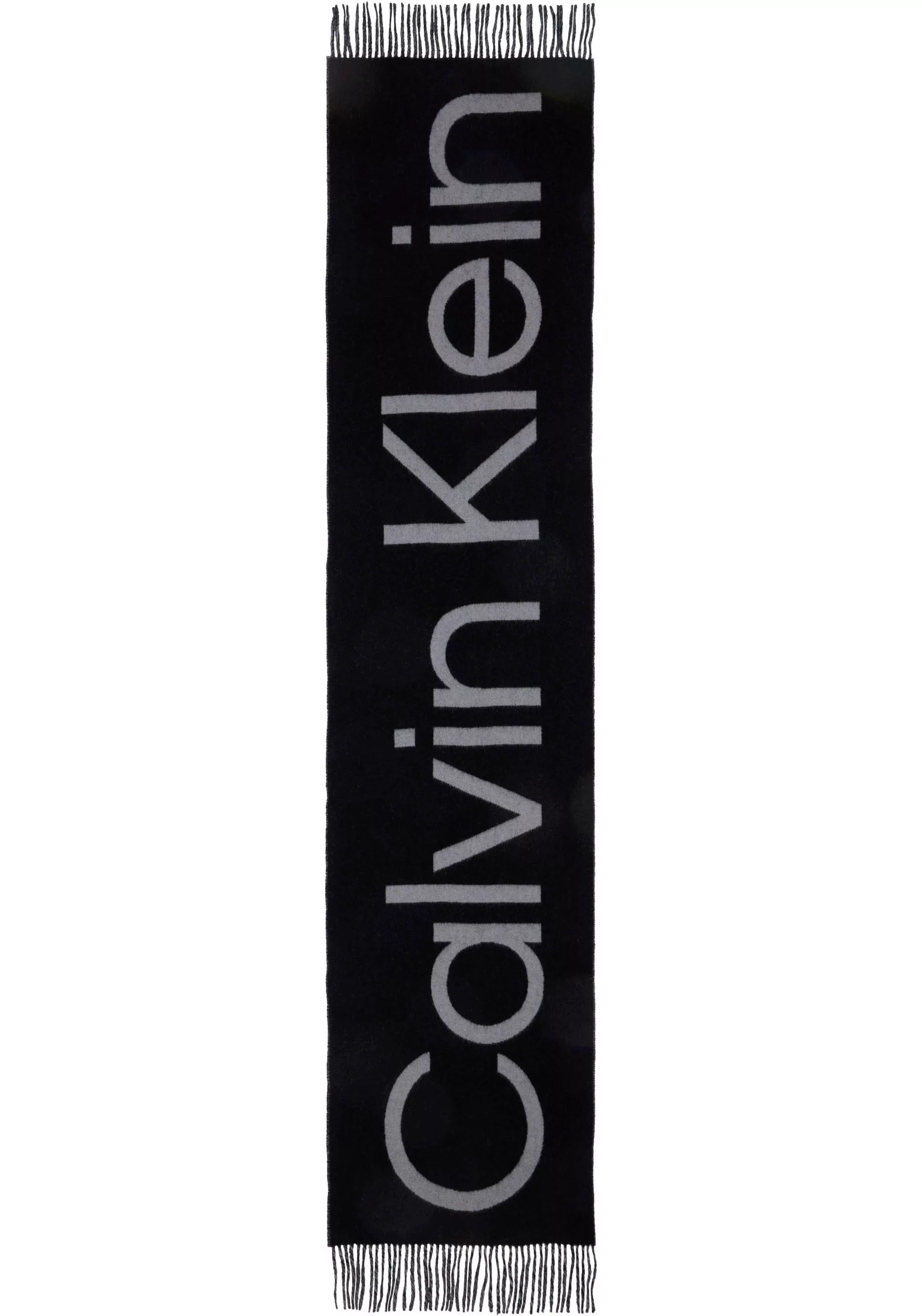 Calvin Klein Schal "CLASSIC WOOL SCARF SIGNITURE", mit Logoschriftzug günstig online kaufen