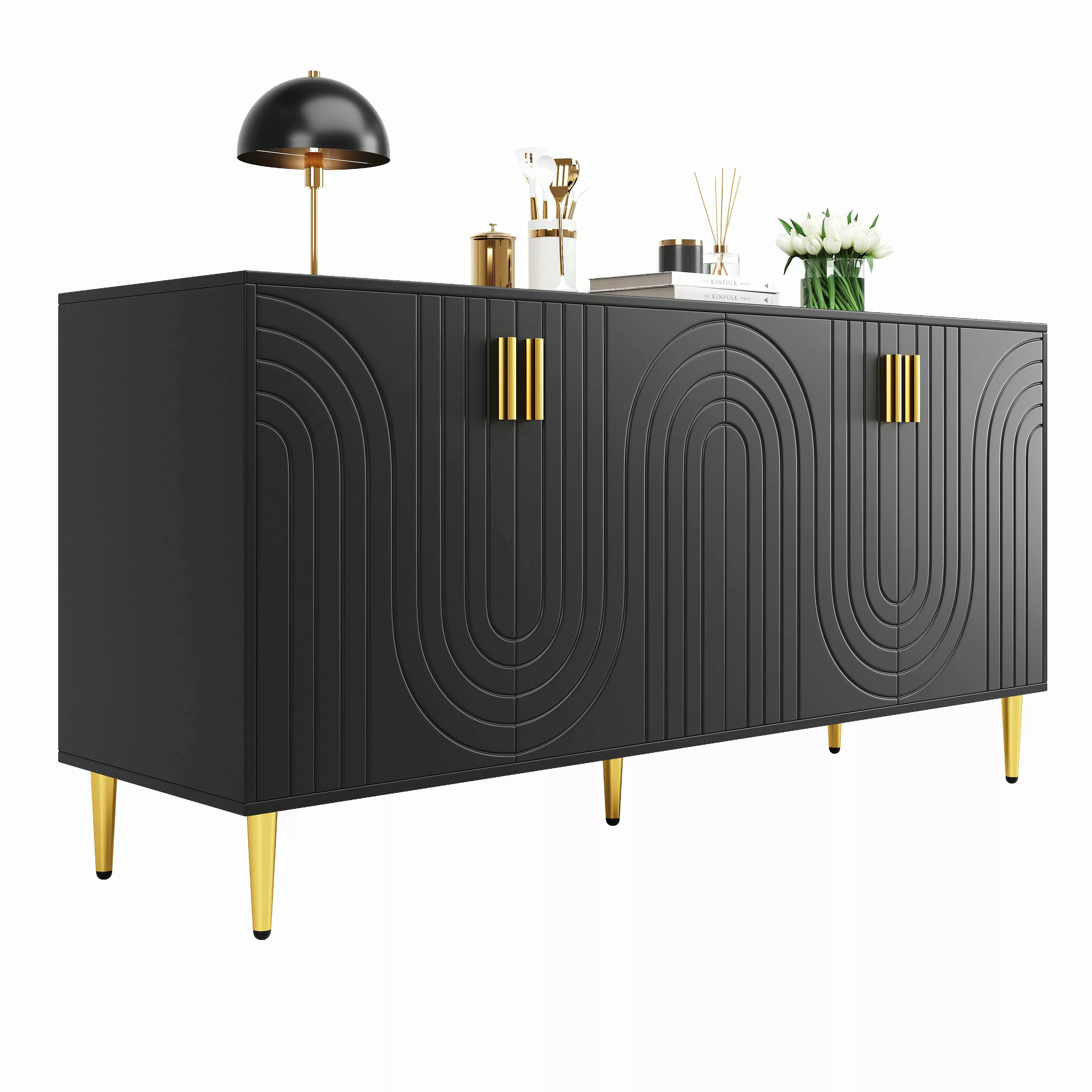 HAUSS SPOLE Sideboard mit einzigartigem Wellendesign günstig online kaufen