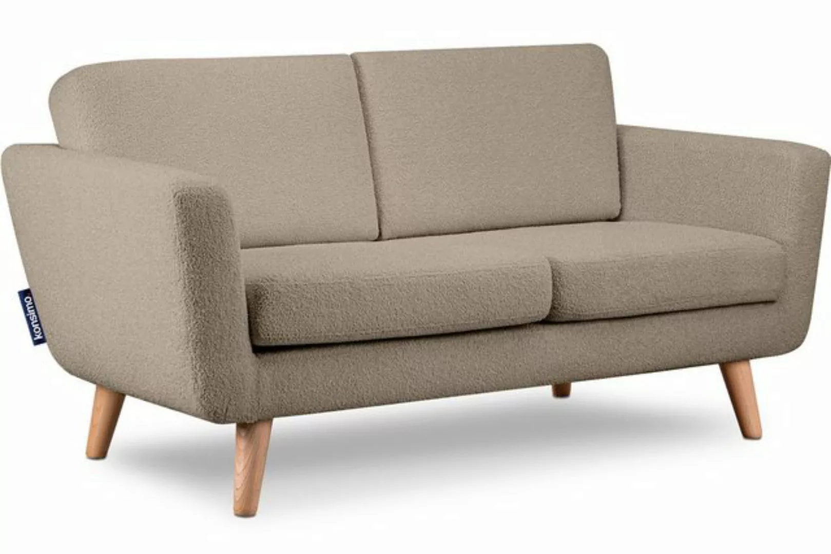 Konsimo 2-Sitzer TAGIO Sofa, hergestellt in der EU, Scandi-Stil, mit Armleh günstig online kaufen