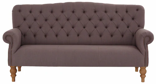 Home affaire Chesterfield-Sofa "Lord", mit echter Chesterfield-Knopfheftung günstig online kaufen