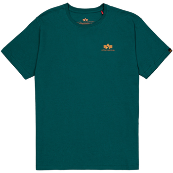 Alpha Industries  T-Shirts & Poloshirts Basic T-Shirt SL - Force Green günstig online kaufen