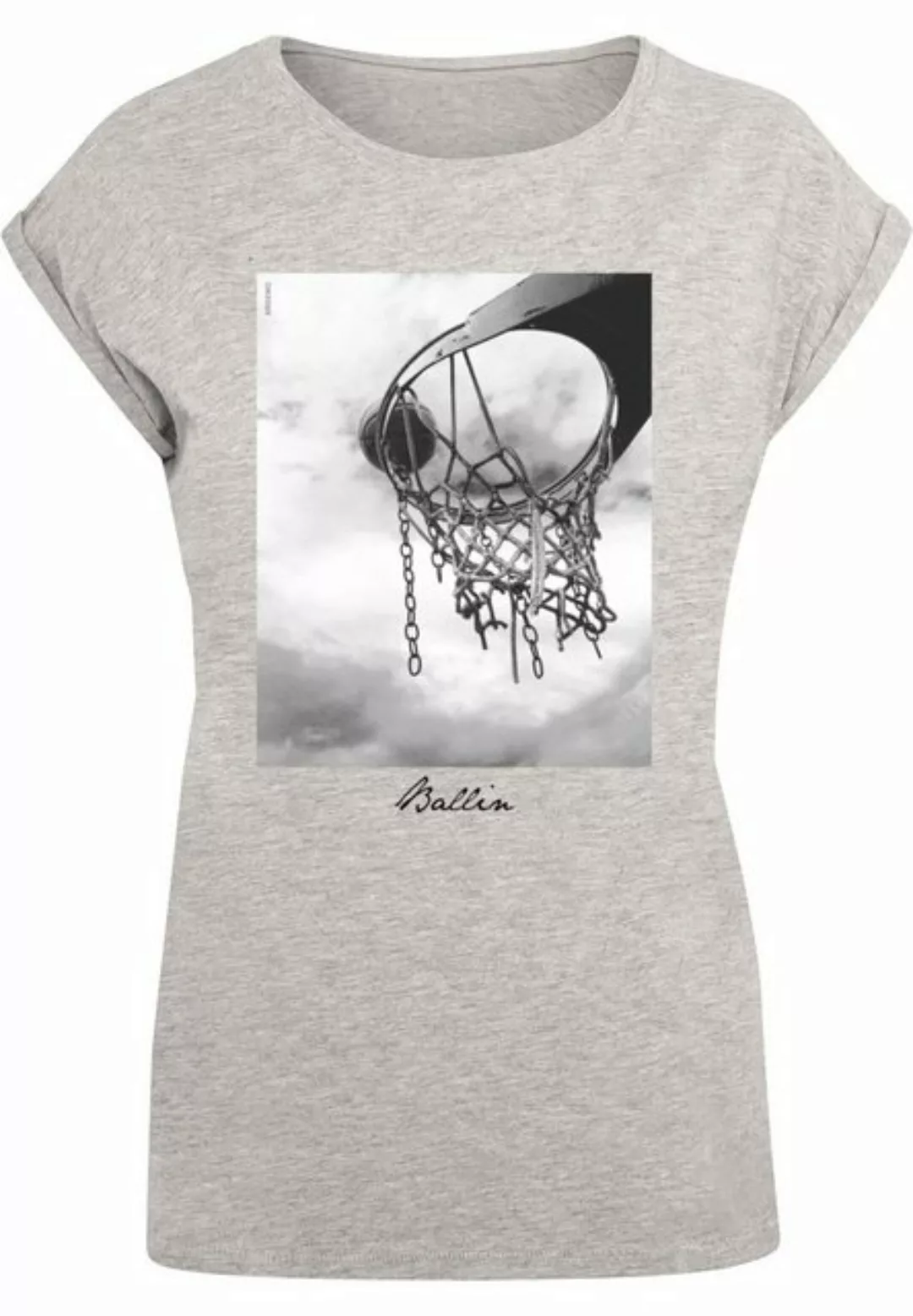 MisterTee T-Shirt MisterTee Damen Ladies Ballin 2.0 Extended Shoulder Tee ( günstig online kaufen
