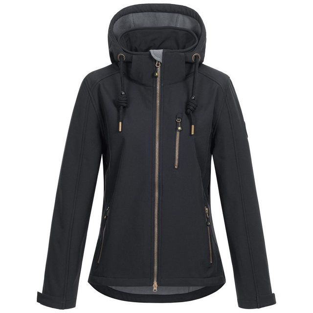 DEPROC Active Softshelljacke PEAK CREEK WOMEN mit abnehmbarer Kapuze günstig online kaufen