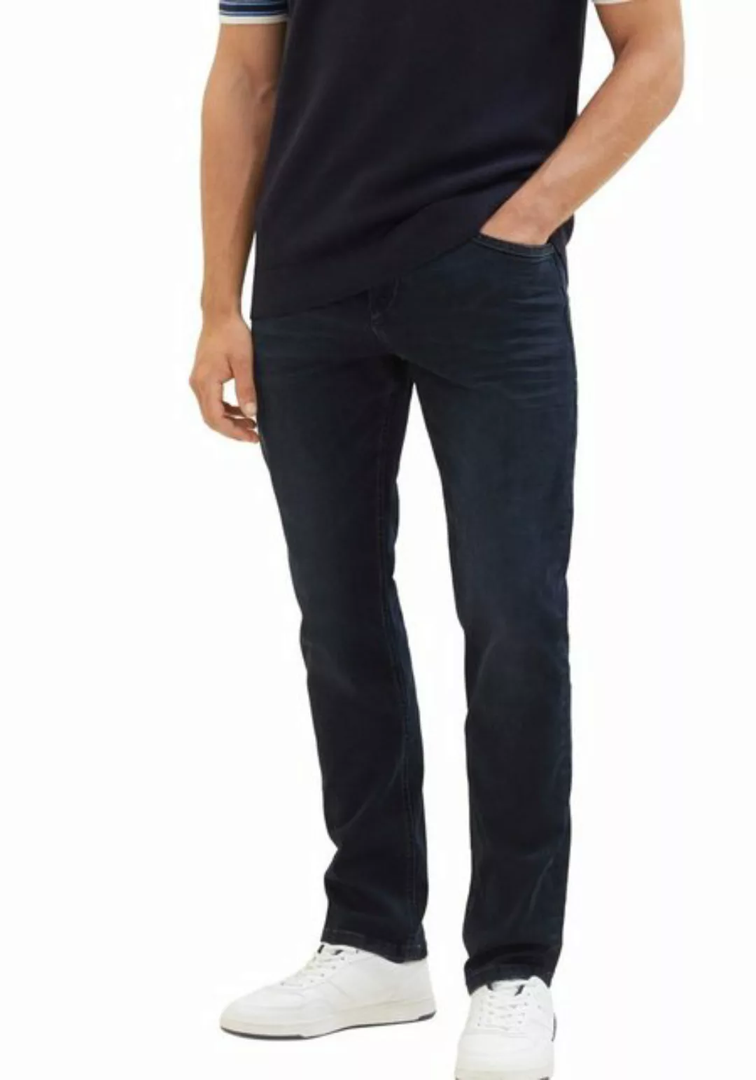 Tom Tailor Herren Jeans JOSH - Slim Fit - Blau - Blue Black Denim günstig online kaufen