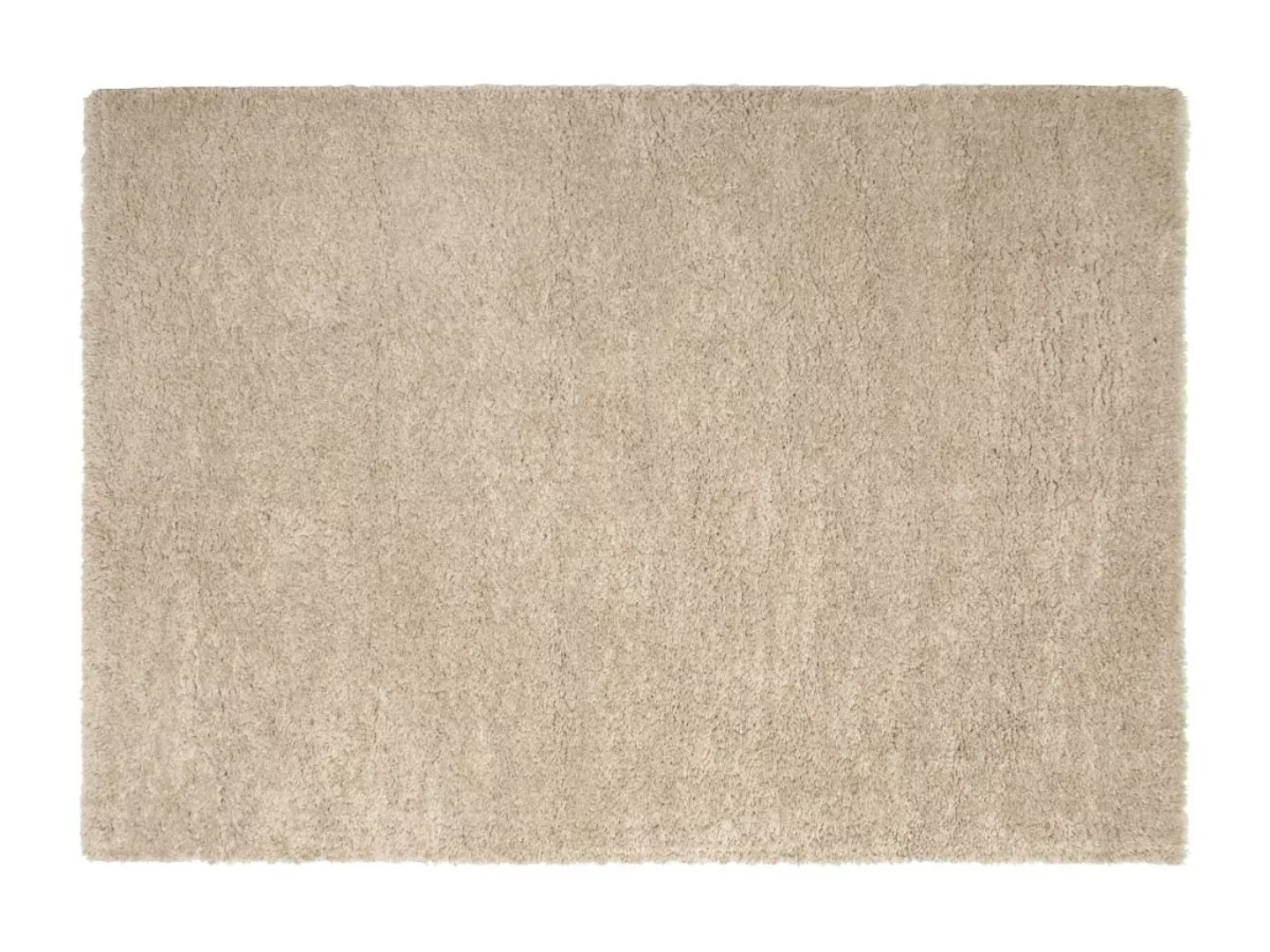 Hochflorteppich - 200 x 290 cm - Beige - MILINIO günstig online kaufen