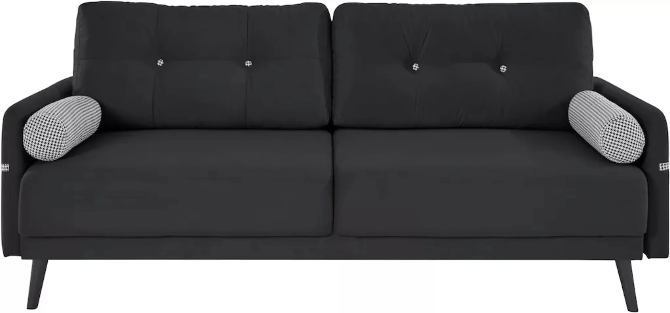 INOSIGN Schlafsofa, incl. Bettfunktion und Bettkasten, Seitentache im Armte günstig online kaufen