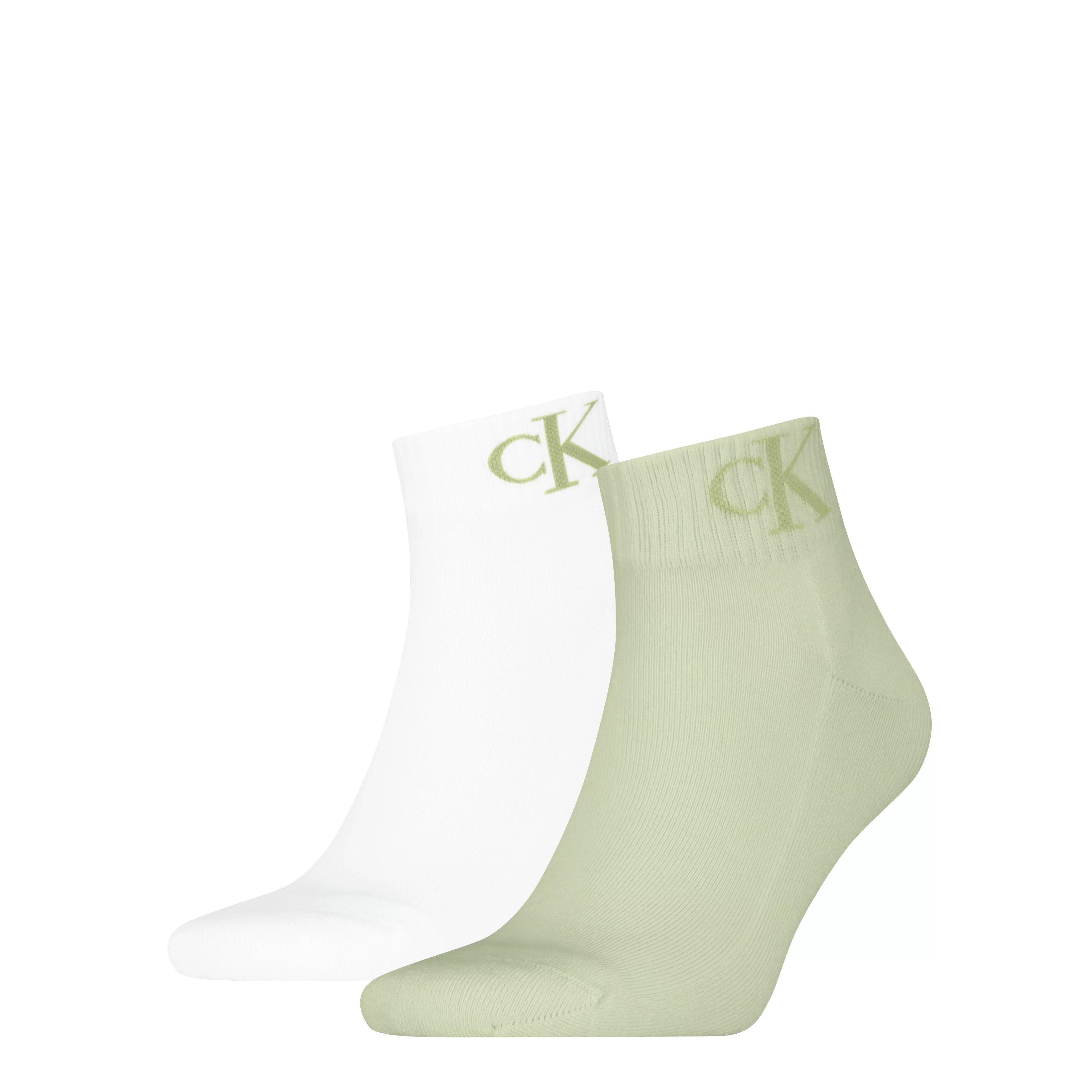 Calvin Klein Jeans Kurzsocken "CKJ MEN QUARTER 2P MONOGRAM", (2 Paar, 2 Paa günstig online kaufen