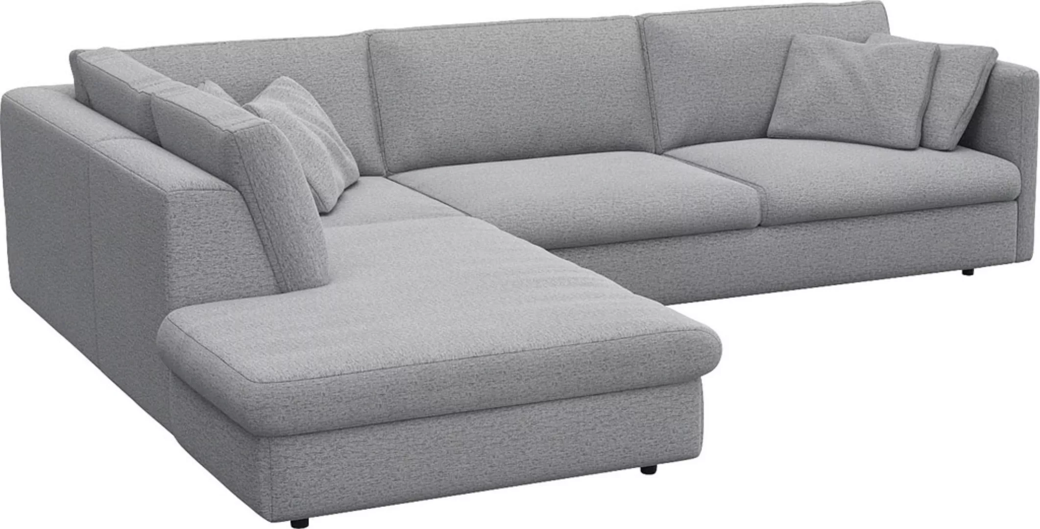 FLEXLUX Ecksofa »Lovane, elegant und zeitlos, bequem, L-Form«, Weich & ansc günstig online kaufen