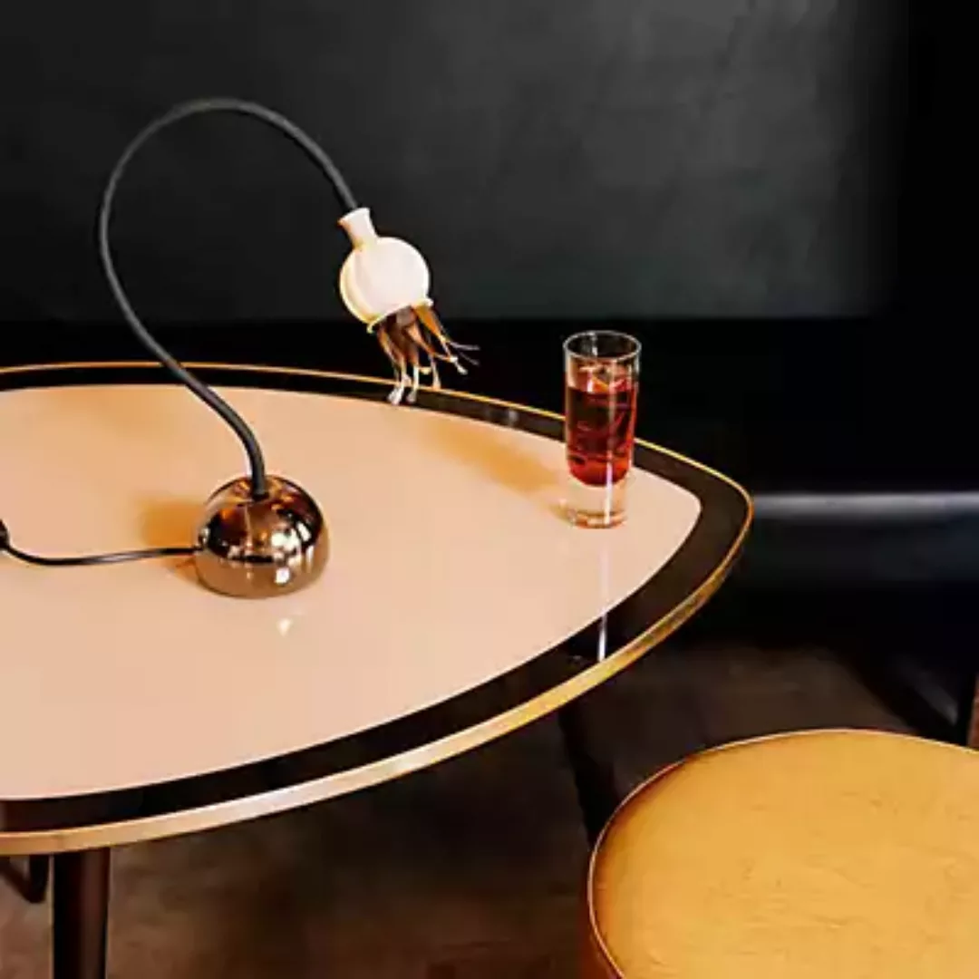 serien.lighting Poppy Table, schwarz/violett günstig online kaufen