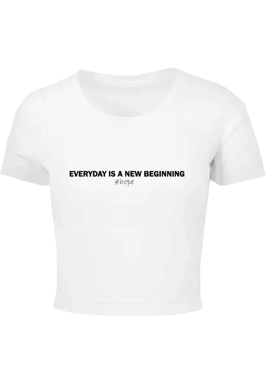 Merchcode T-Shirt "Merchcode Damen Ladies Hope Cropped Tee", (1 tlg.) günstig online kaufen