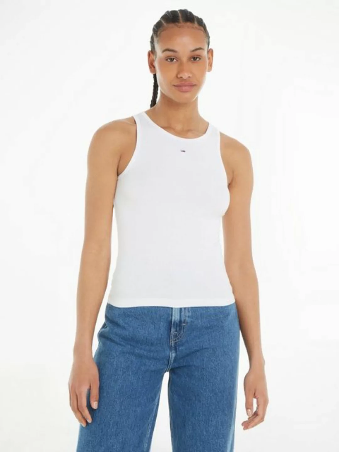 Tommy Jeans Tanktop TJW ESSENTIAL RIB TANK in Rippoptik günstig online kaufen