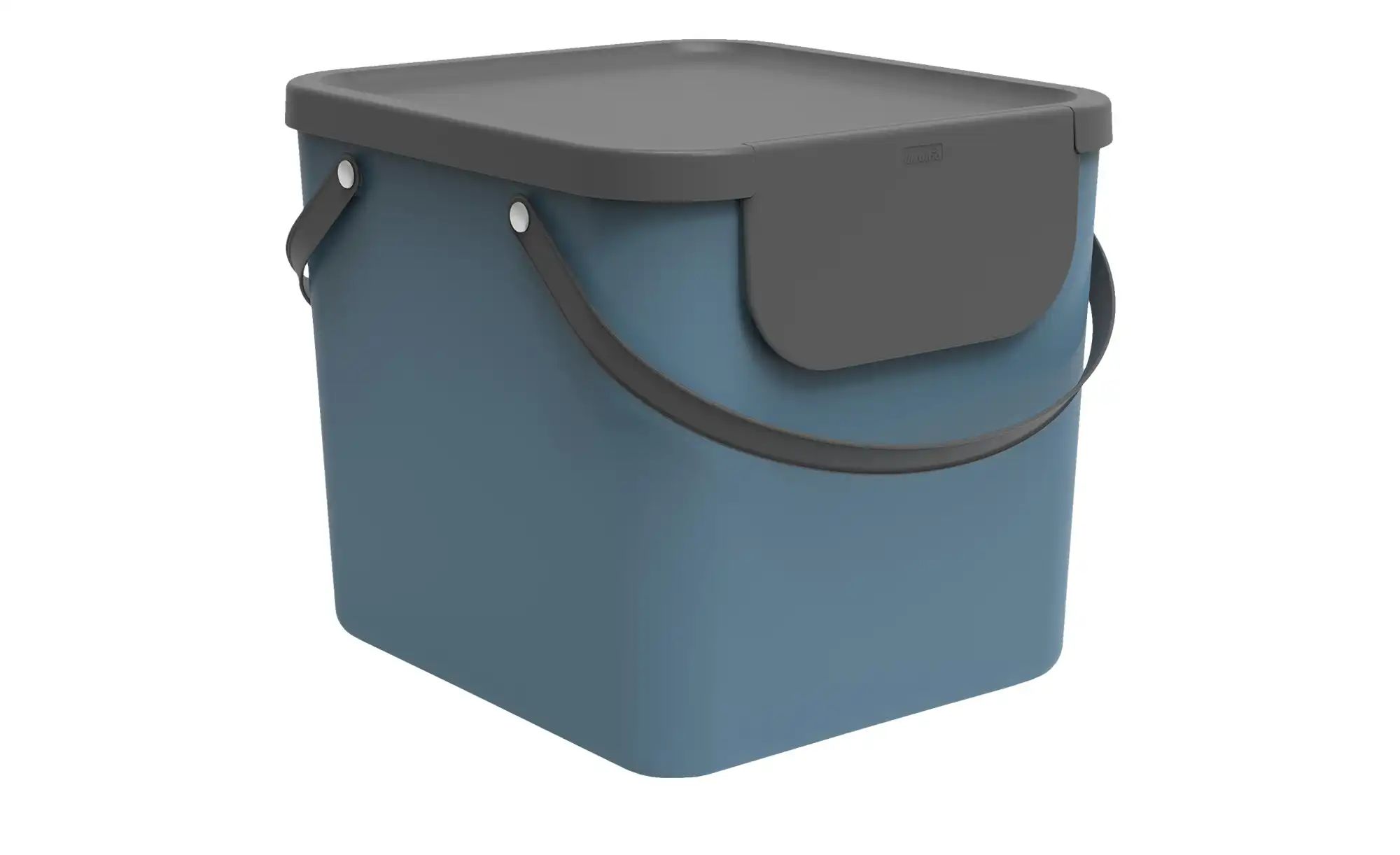 Rotho Müllsystem  Albula ¦ blau ¦ Kunststoff ¦ Maße (cm): B: 39,8 H: 35,8 T günstig online kaufen