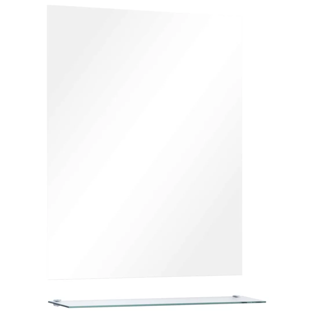 Wandspiegel Mit Regal 50×60 Cm Hartglas günstig online kaufen
