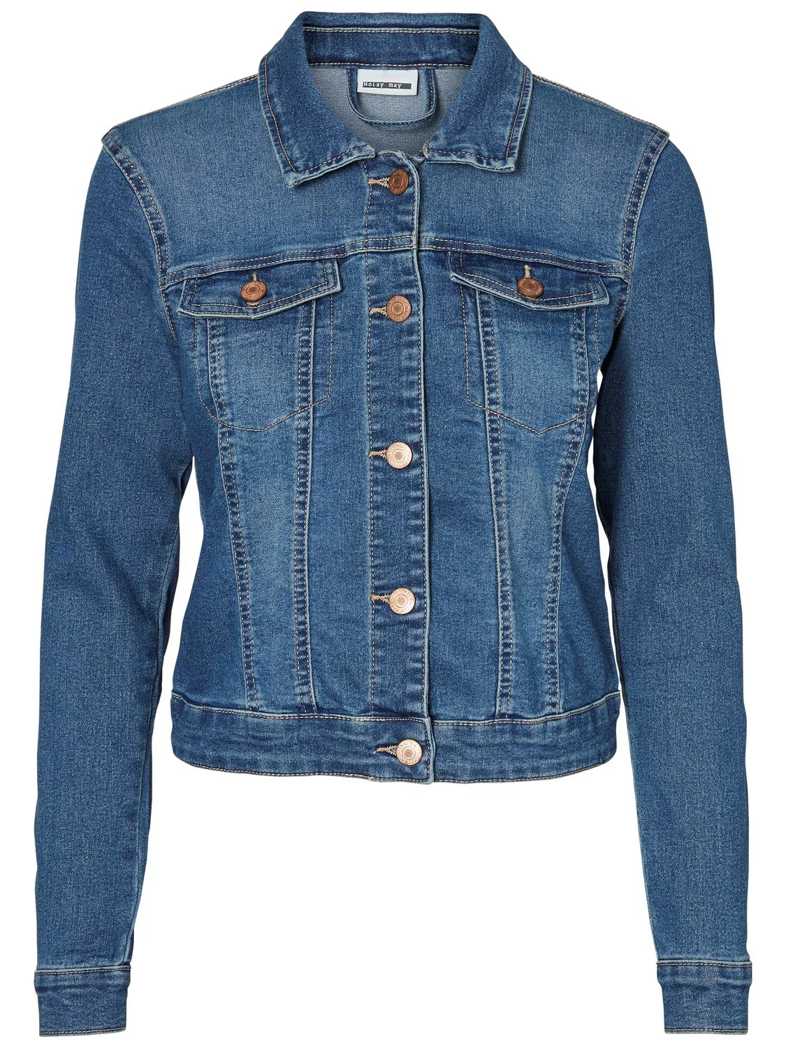 Noisy may Jeansjacke Kurze Basic Denim Jeansjacke NMDEBRA (1-St) 4200 in Du günstig online kaufen