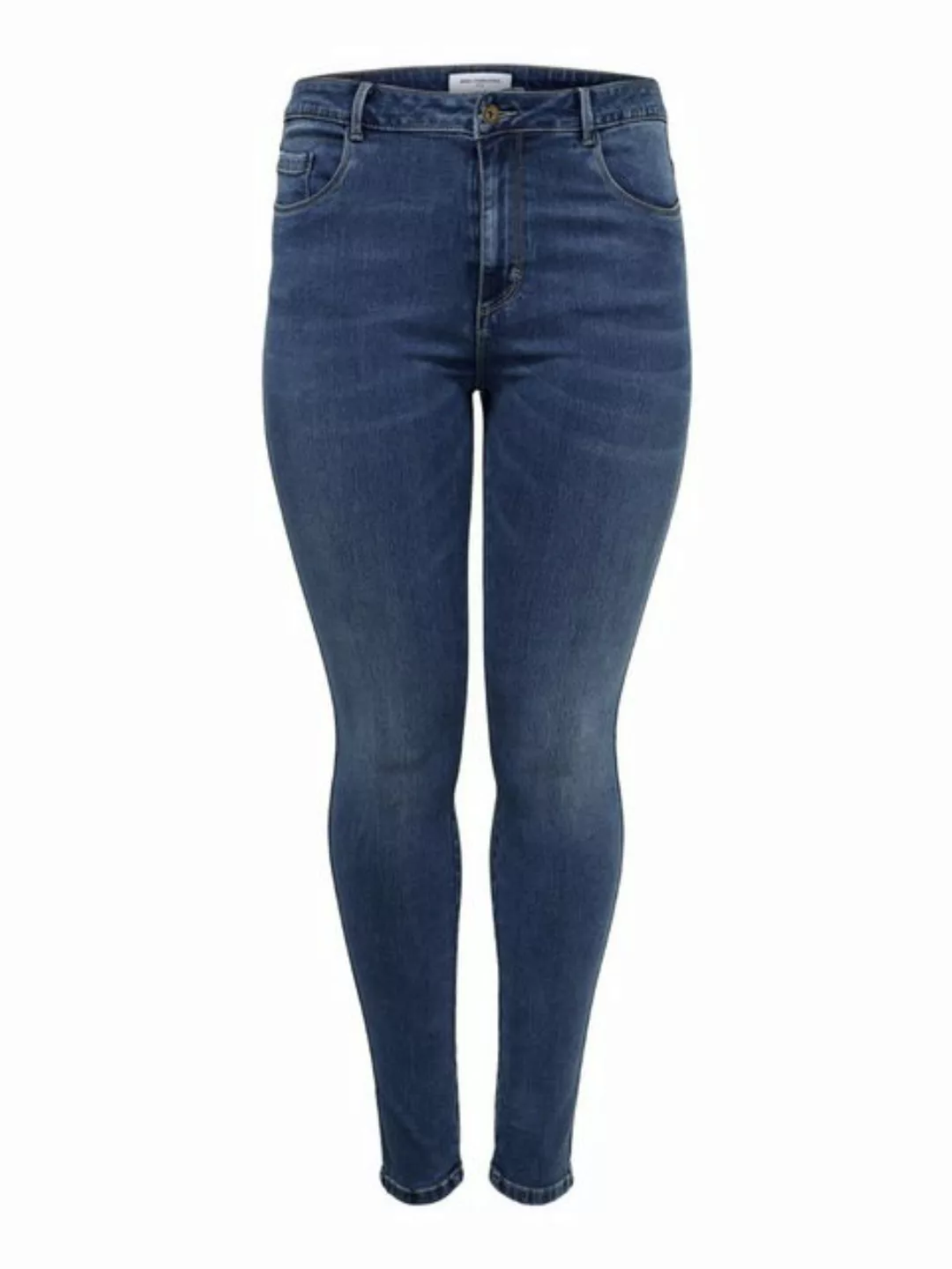 Carmakoma by Only Damen Jeans CARAUGUSTA HW SK - Skinny Fit - Blau - Medium günstig online kaufen
