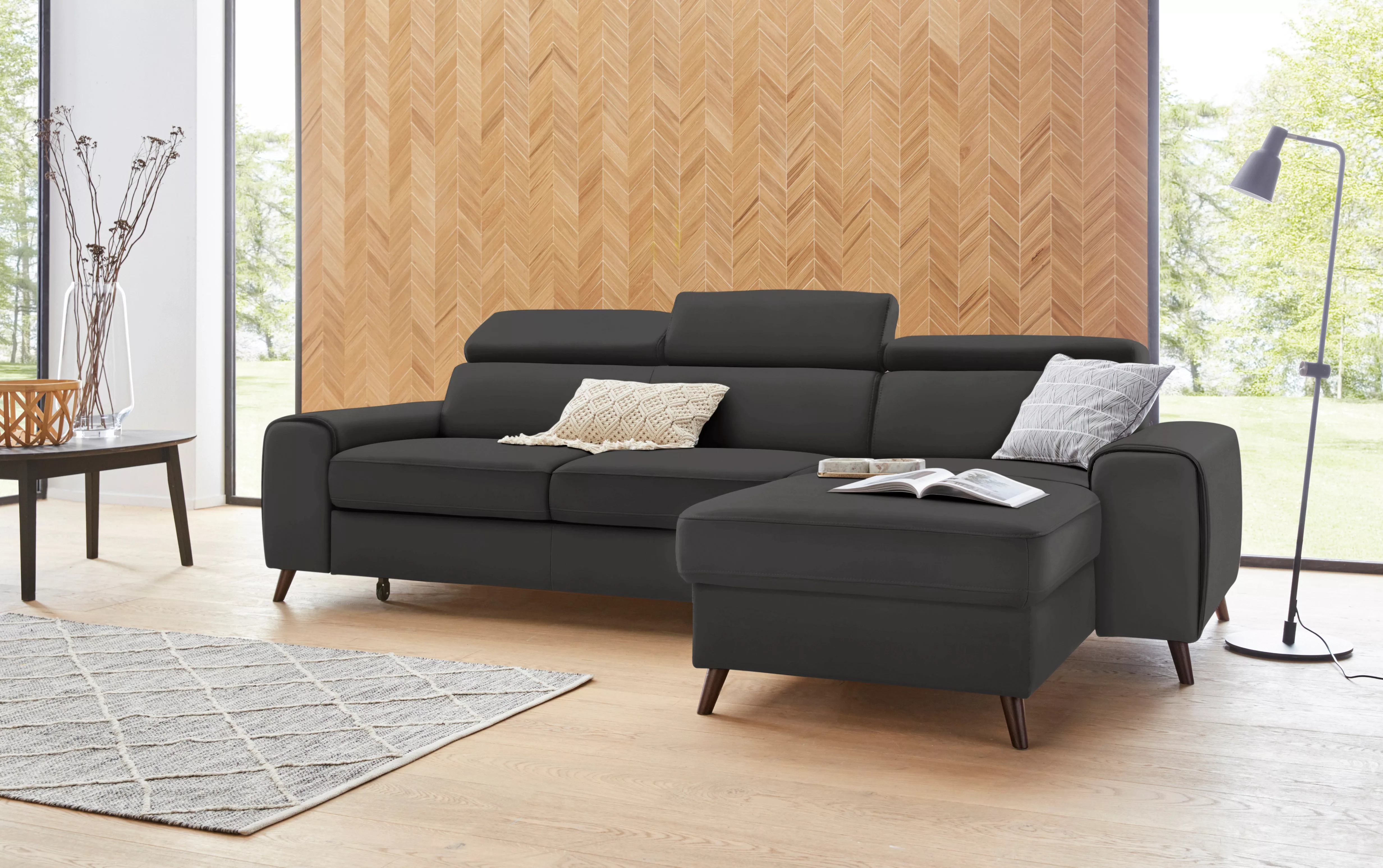 exxpo - sofa fashion Ecksofa "Forza, L-Form", inklusive Kopf- bzw. Rückenve günstig online kaufen