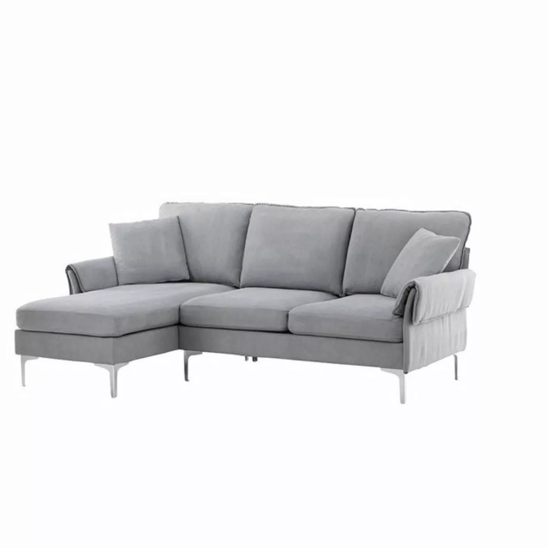 ebuy24 Sofa Toulouse Sofa Chaiselongue Sofa linksgerichtet gra günstig online kaufen