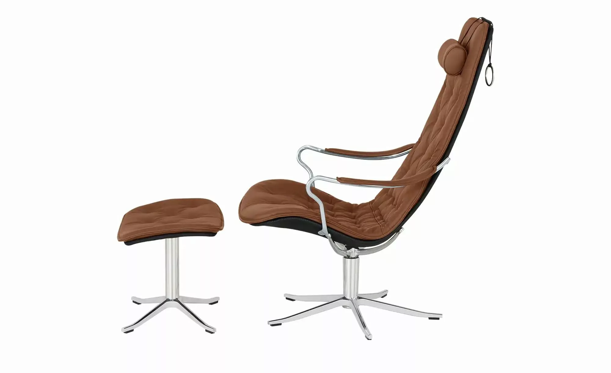 Fußablage  Bravo ¦ braun ¦ Maße (cm): B: 51 H: 38 T: 38.0 Polstermöbel > Ho günstig online kaufen