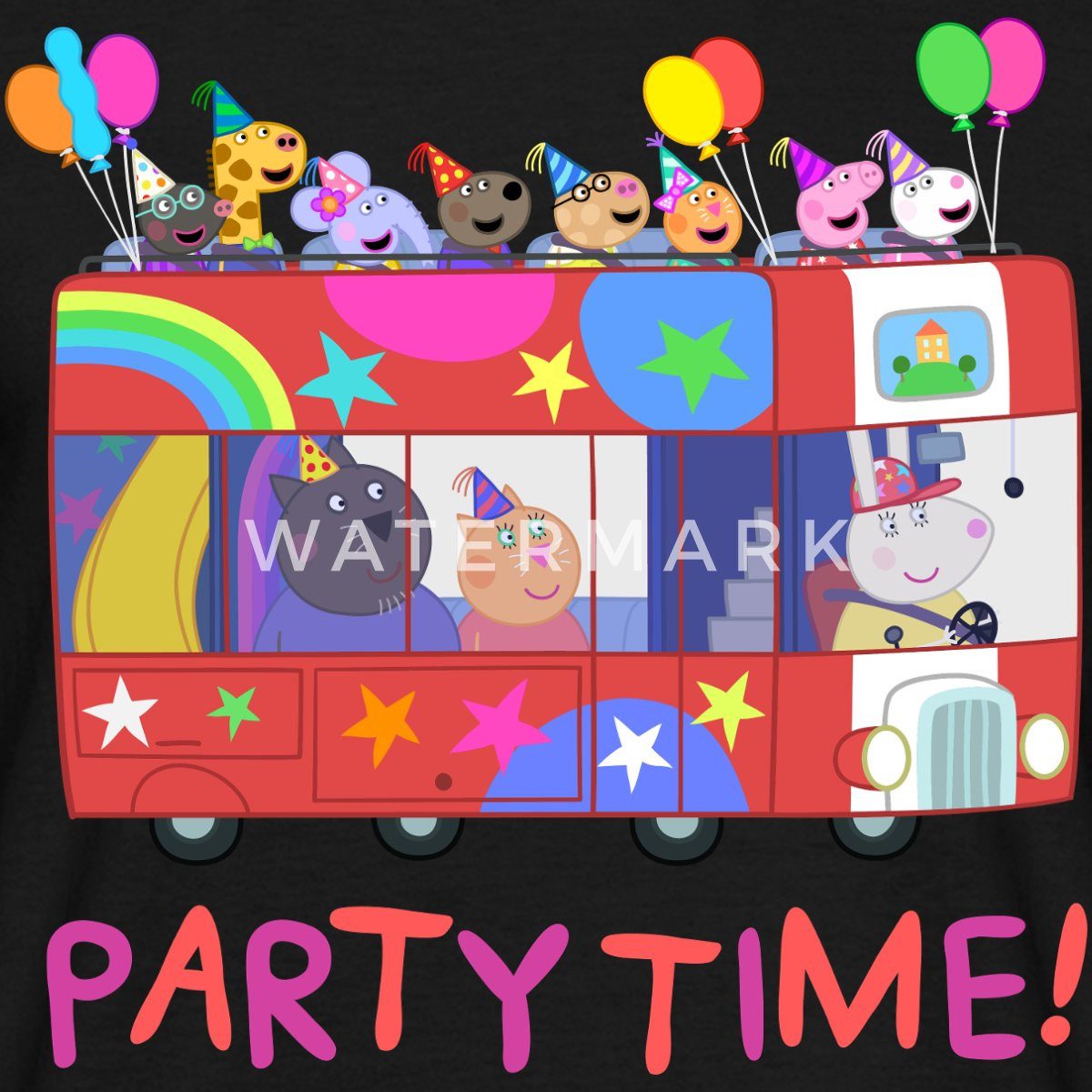 Spreadshirt T-Shirt Peppa Pig Design Party günstig online kaufen