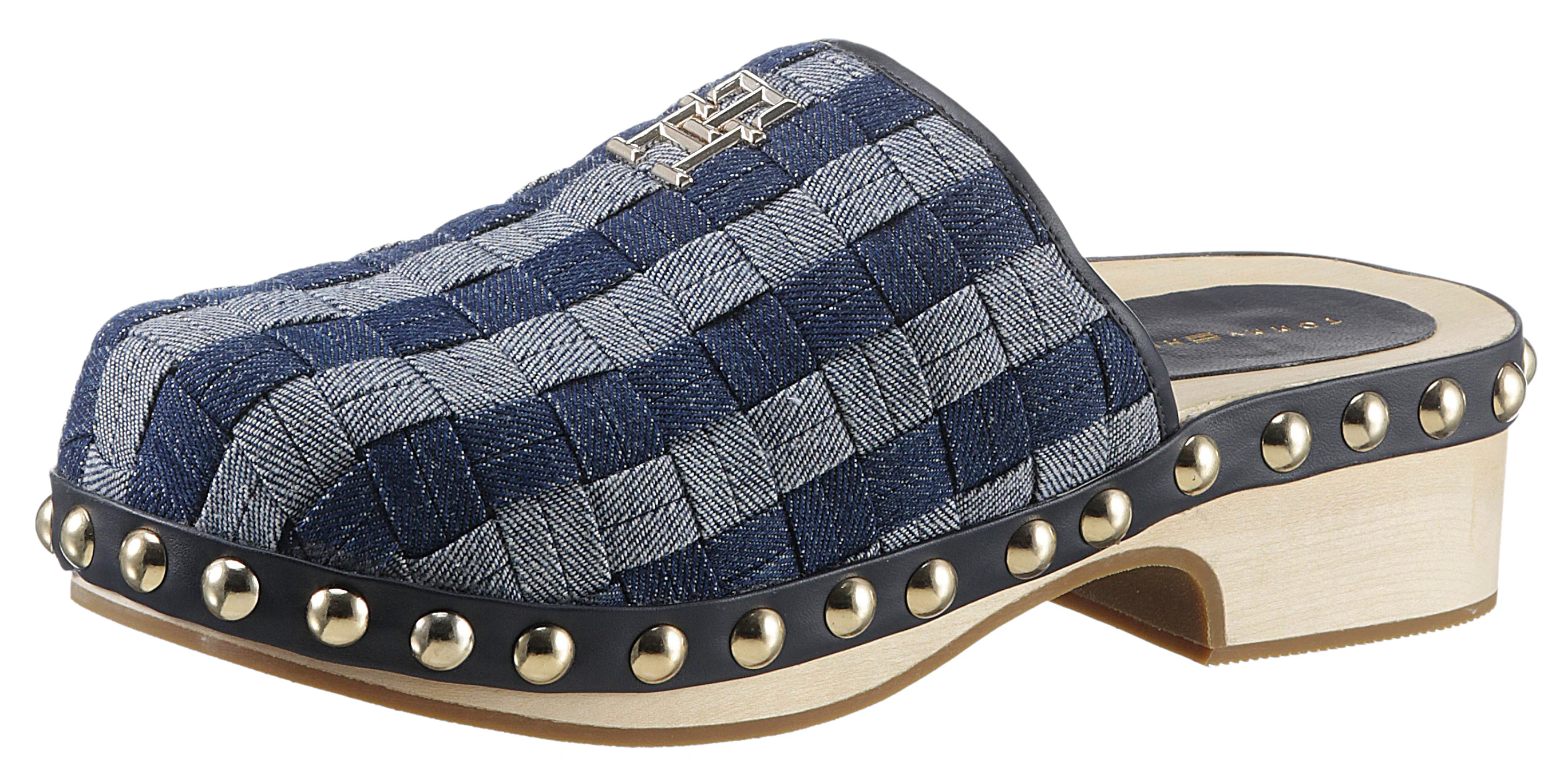 Tommy Hilfiger Clog "TH DENIM CONTRAST CLOG", im trendigen Retro-Look günstig online kaufen