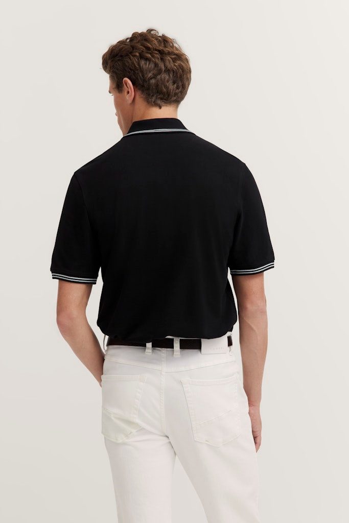 bugatti Poloshirt, mit Kontraststreifen und Bruststickerei günstig online kaufen