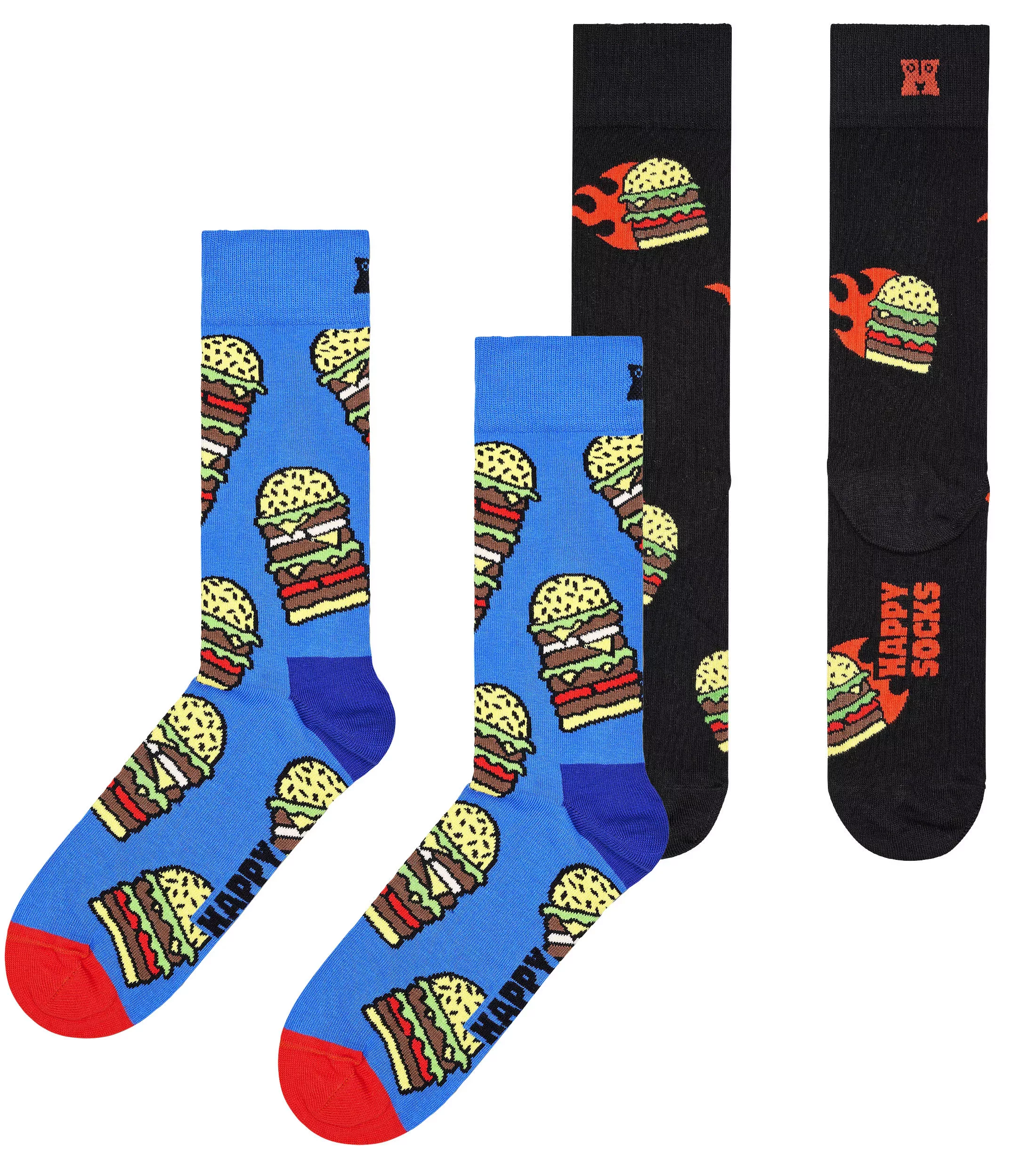 Happy Socks Socken, (Packung, 2 Paar), Burger Socks günstig online kaufen
