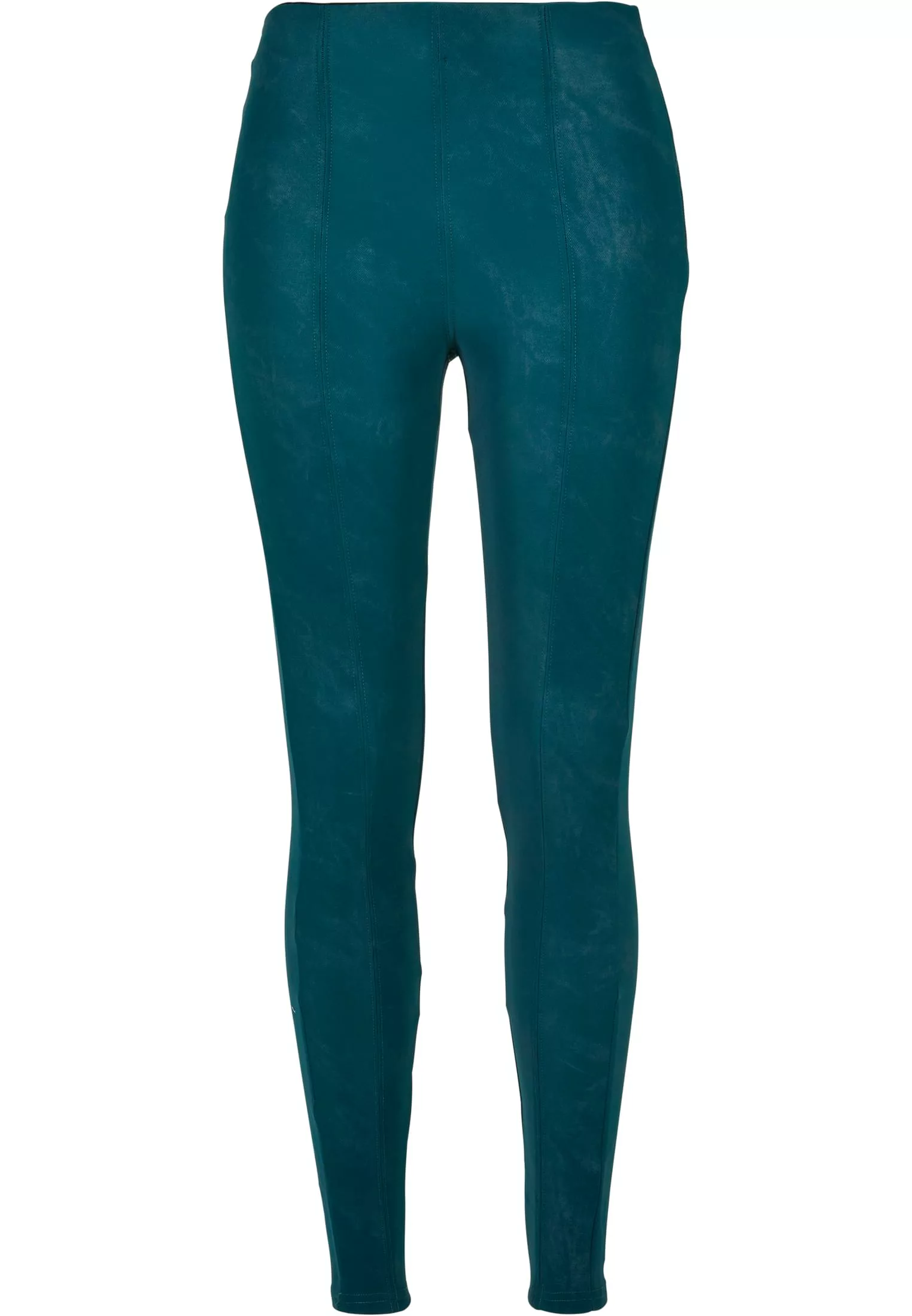 URBAN CLASSICS Leggings "Urban Classics Damen Ladies Washed Faux Leather Pa günstig online kaufen