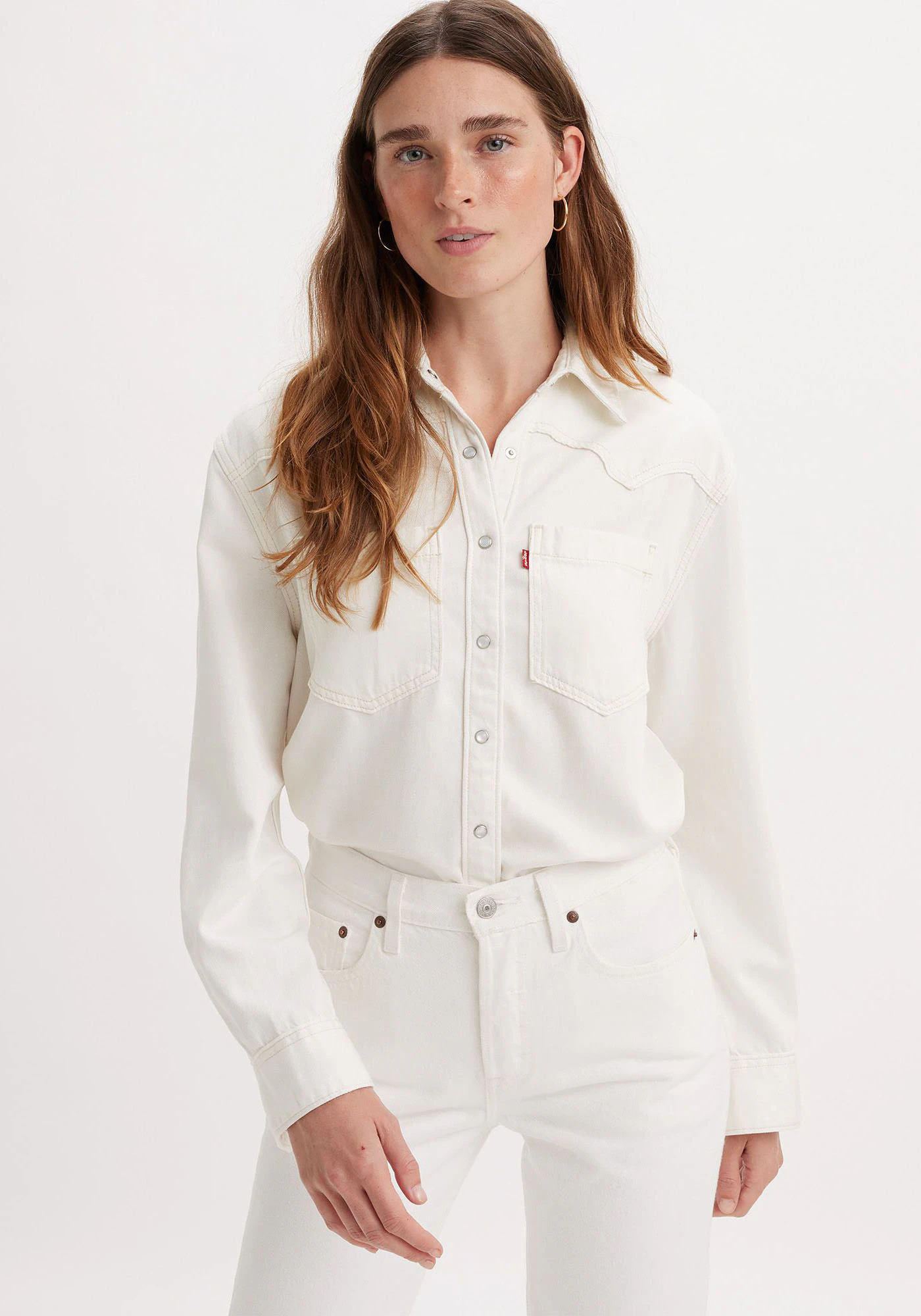 Levi's® Jeansbluse TEODORA WESTERN SHIRT mit Druckknöpfen günstig online kaufen