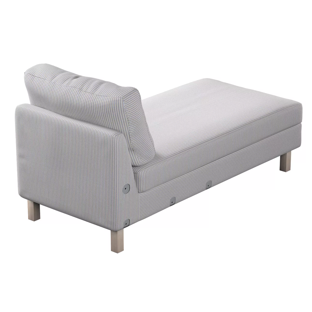 Bezug für Karlstad Recamiere Zustellsofa, kurz, beige-blau, Bezug für Karls günstig online kaufen