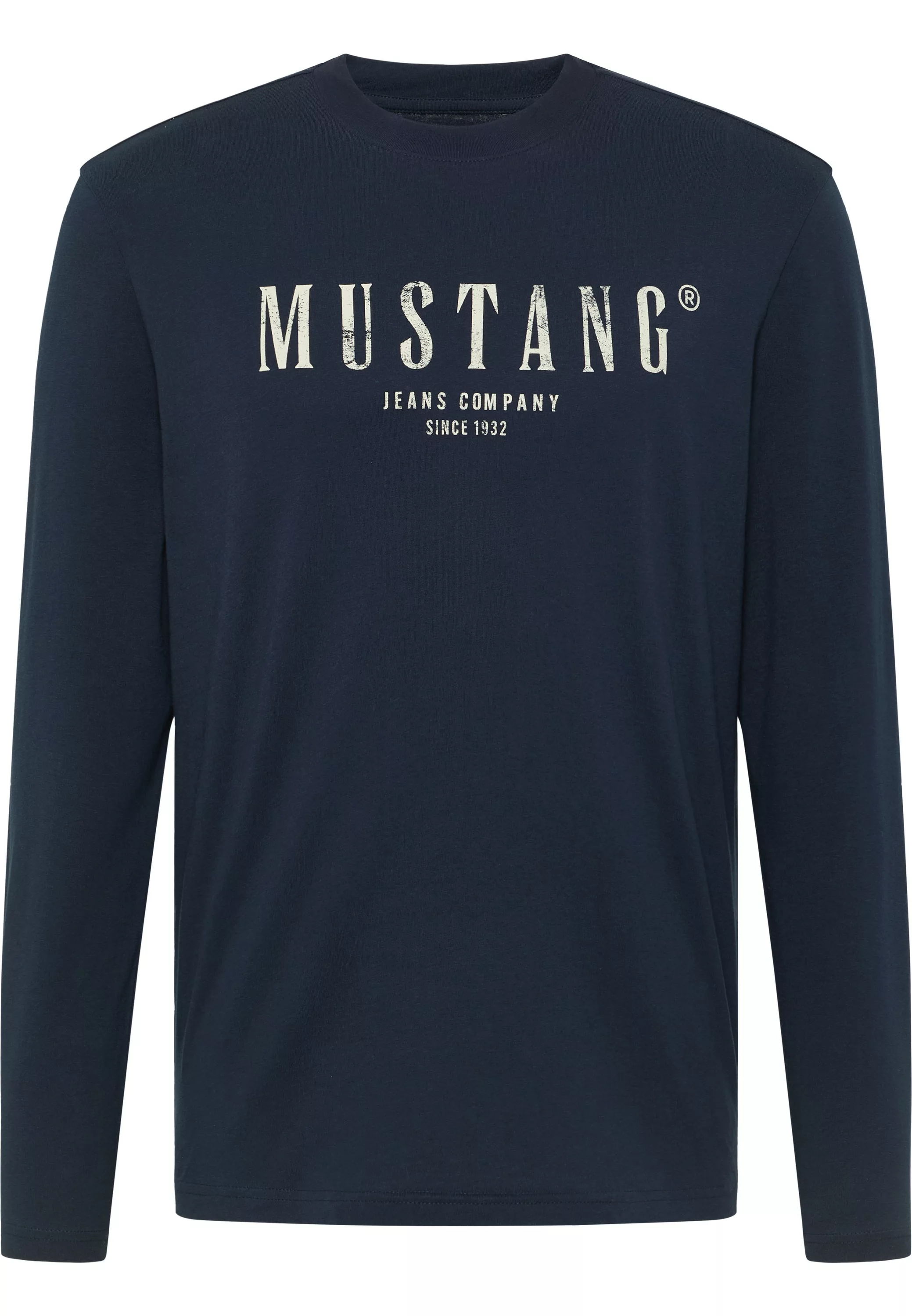 MUSTANG Langarmshirt "Langarmshirt" günstig online kaufen