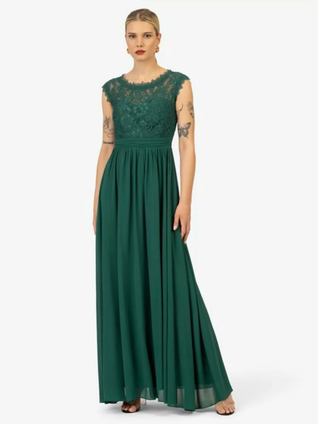 Kraimod Abendkleid aus hochwertigem Polyester Material mit Rundhalsausschni günstig online kaufen