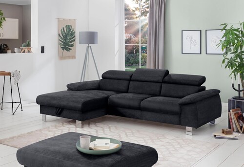COTTA Polstergarnitur »Komaris L-Form«, (Set), Set bestehend aus: Ecksofa m günstig online kaufen