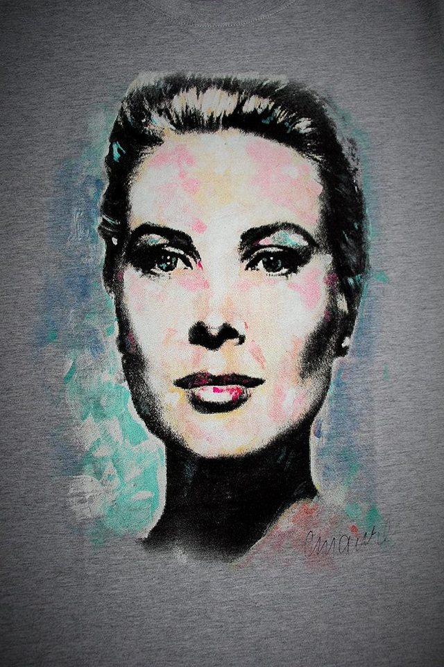 T-Shirt Sidney Maurer, T-Shirt, Grace Kelly, Weiß, Damen (1-tlg) günstig online kaufen