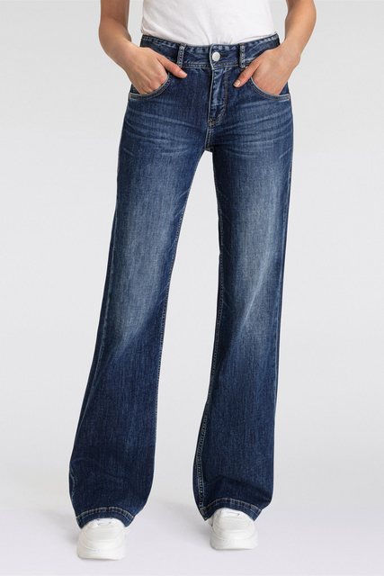 Herrlicher 5-Pocket-Jeans Edna Recycled Denim Light im Flared Fit günstig online kaufen