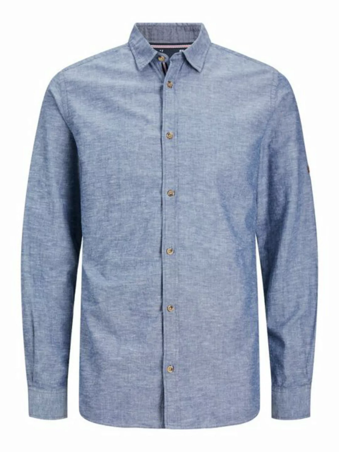 Jack & Jones Langarmhemd JJLINEN BLEND DETAIL SHIRT LS günstig online kaufen