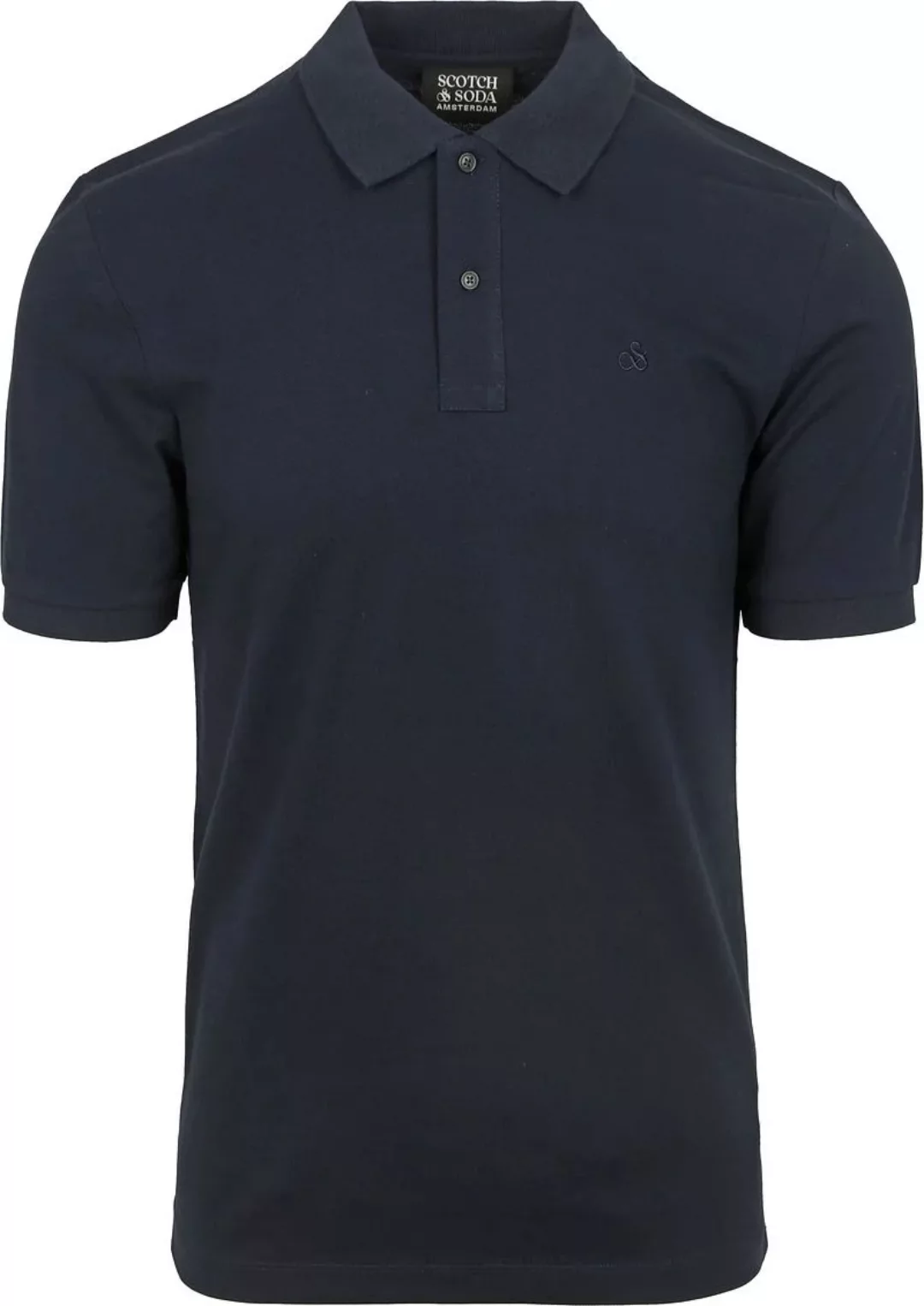 Scotch And Soda Core Piqué Poloshirt Navy - Größe XXL günstig online kaufen