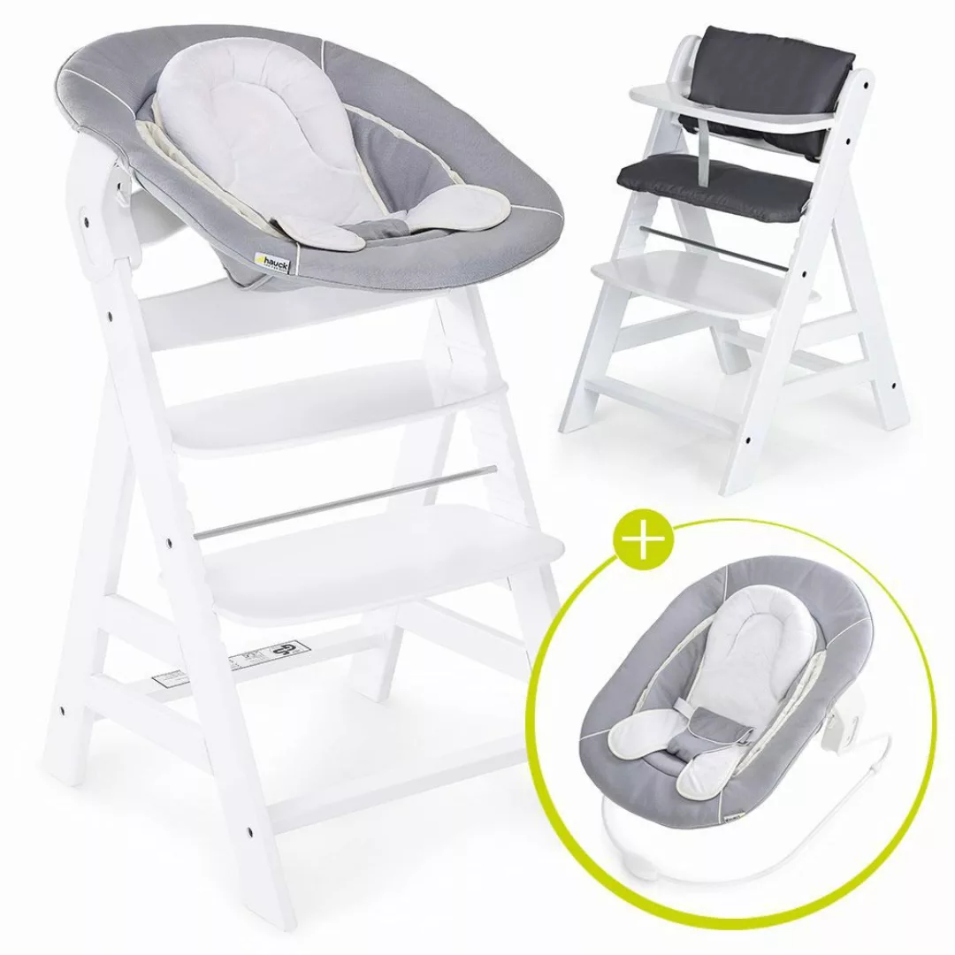 Hauck Hochstuhl Alpha Plus White - günstig online kaufen