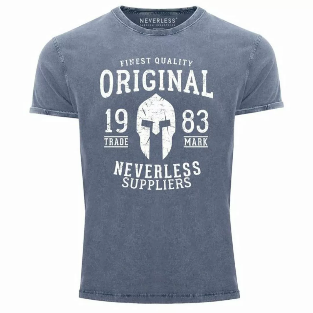 Neverless Print-Shirt Cooles Angesagtes Herren T-Shirt Vintage Shirt Origin günstig online kaufen