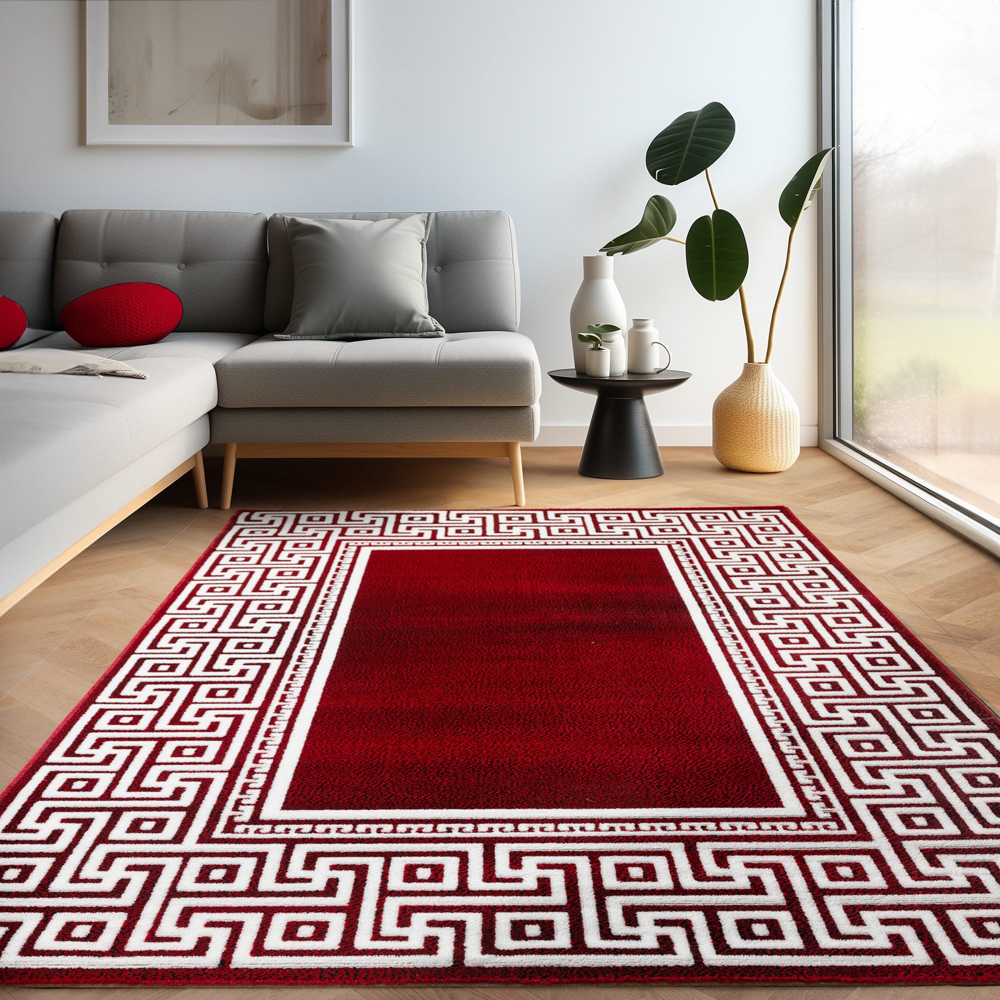 Carpettex Designteppich Mäander-Design, Läufer, Höhe: 12 günstig online kaufen