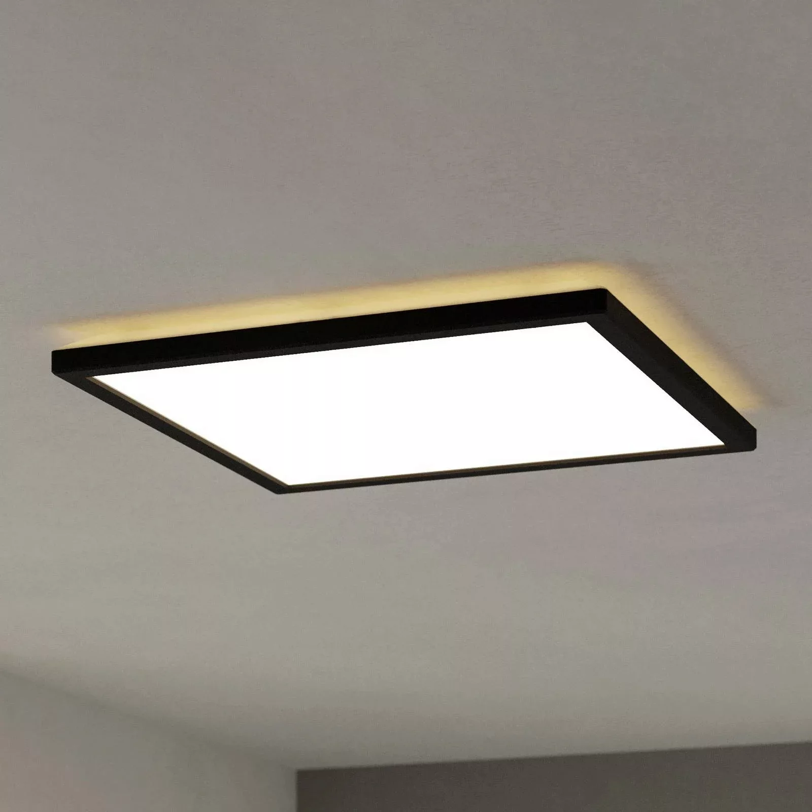 EGLO connect LED-Deckenlampe Rovito-Z, schwarz, 39 x 39 cm günstig online kaufen