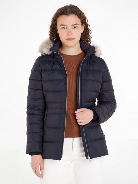 Tommy Hilfiger Daunenjacke TYRA DOWN JACKET WITH FUR mit Kunstpelz-Besatz a günstig online kaufen