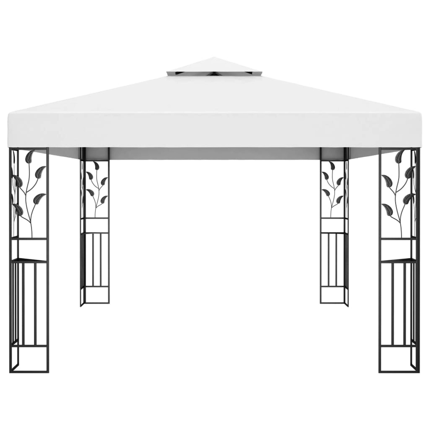 Pavillon Mit Doppeldach 3x4 M Weiß günstig online kaufen