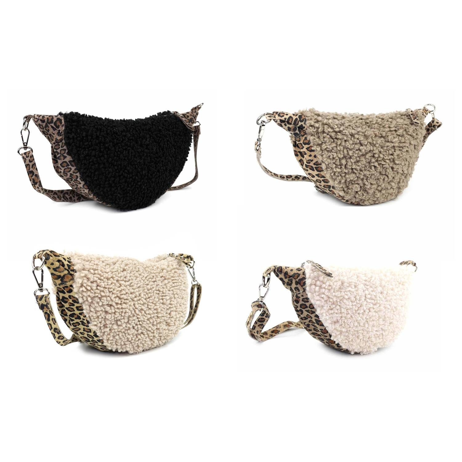 ITALYSHOP24 Schultertasche MADE IN ITALY Damen günstig online kaufen