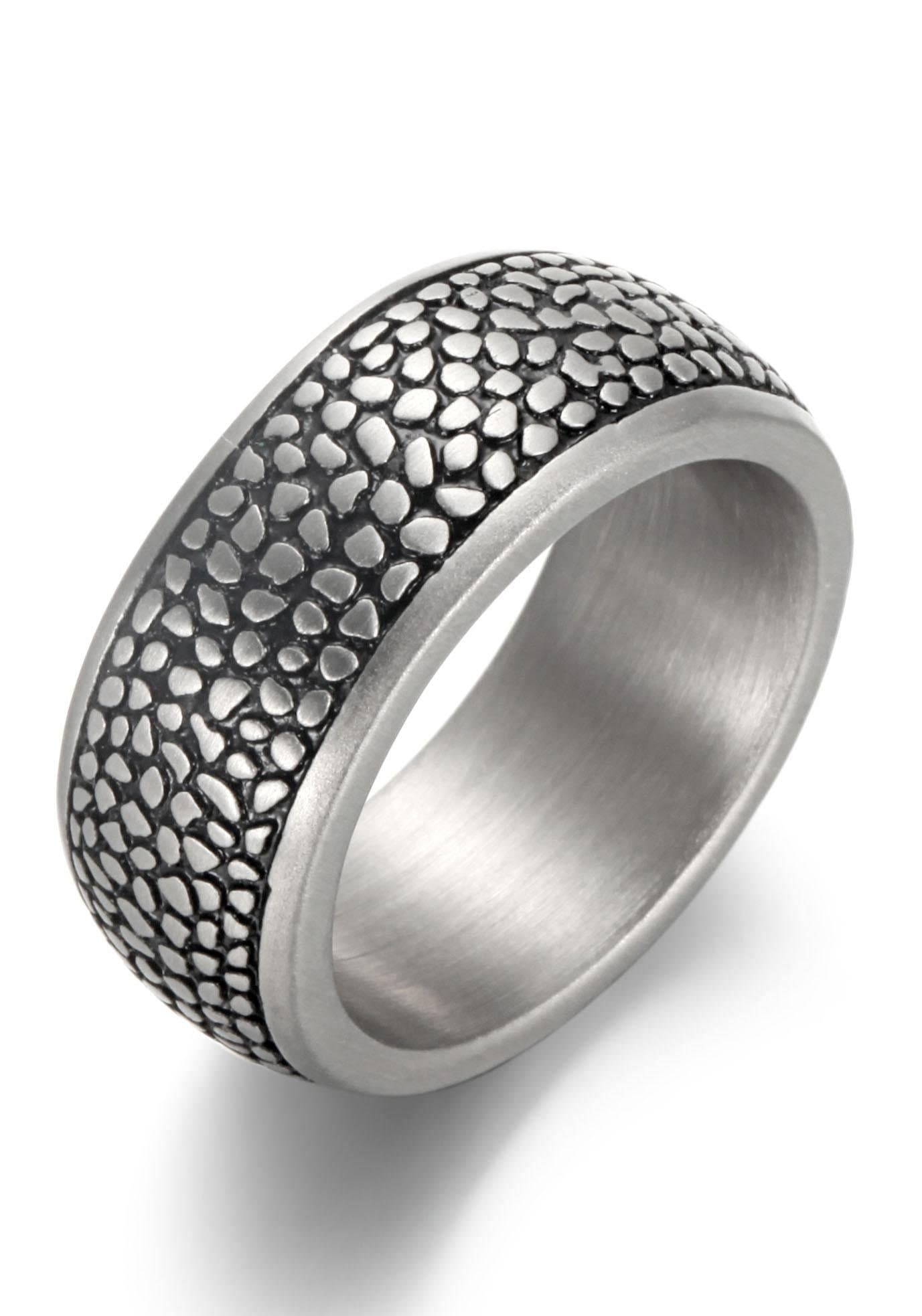 Firetti Fingerring "Schmuck Geschenk, 10,0 mm, Reptilienoptik, matt, strukt günstig online kaufen