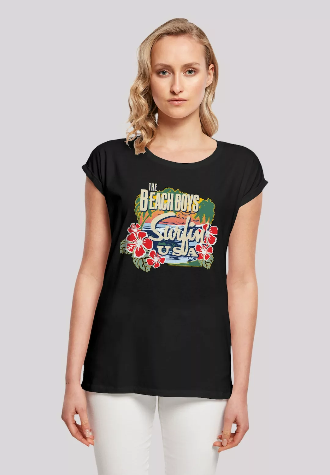 F4NT4STIC T-Shirt "The Beach Boys Musik Band Tropical", Premium Qualität günstig online kaufen