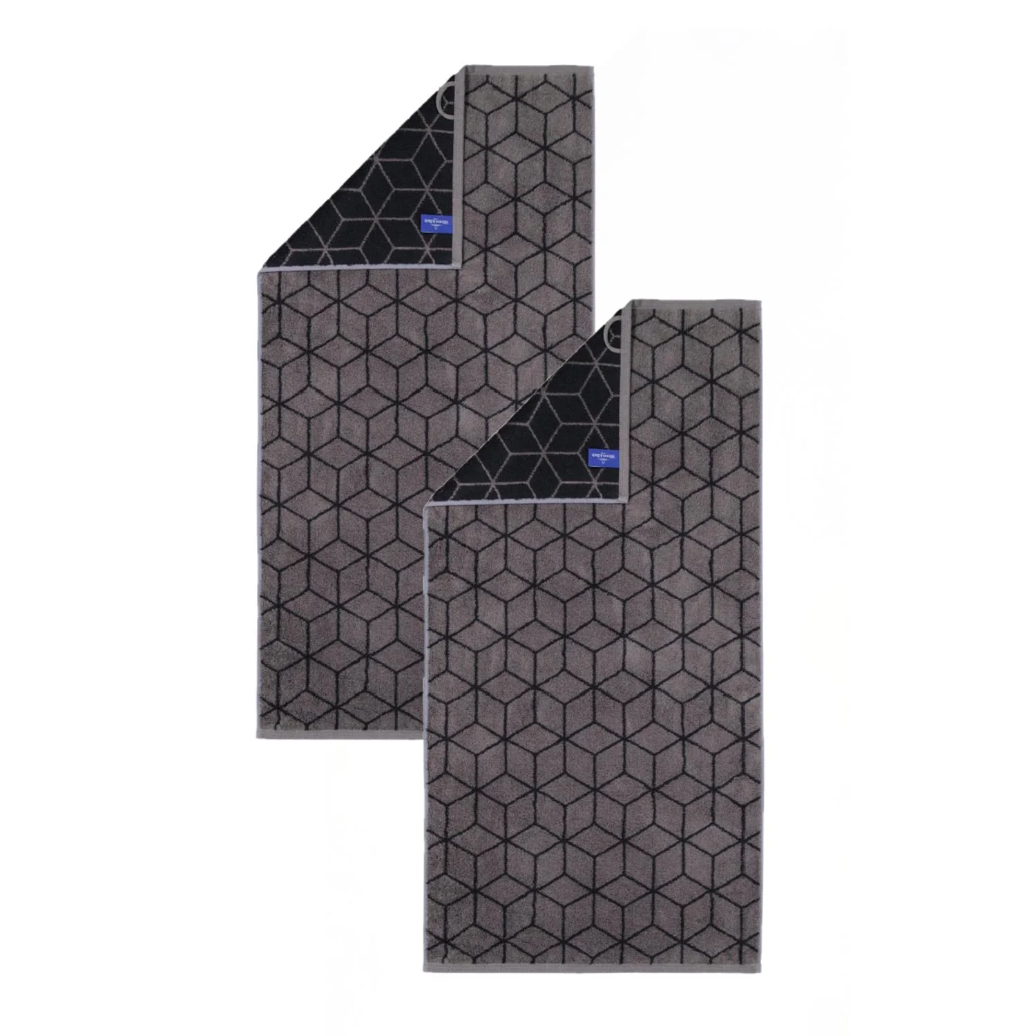 2 Stück Villeroy & Boch Handtuch Coordinates 2557-79 graphit 50x100 günstig online kaufen