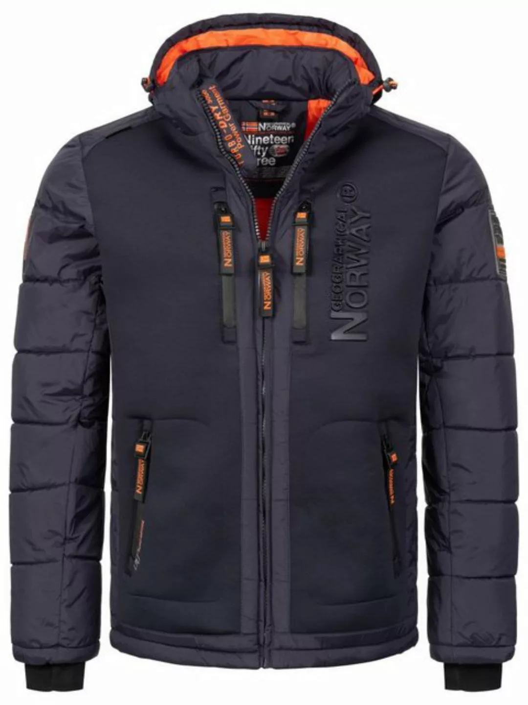 Geographical Norway Winterjacke Herren Winterjacke Outdoorjacke mit Kapuze günstig online kaufen