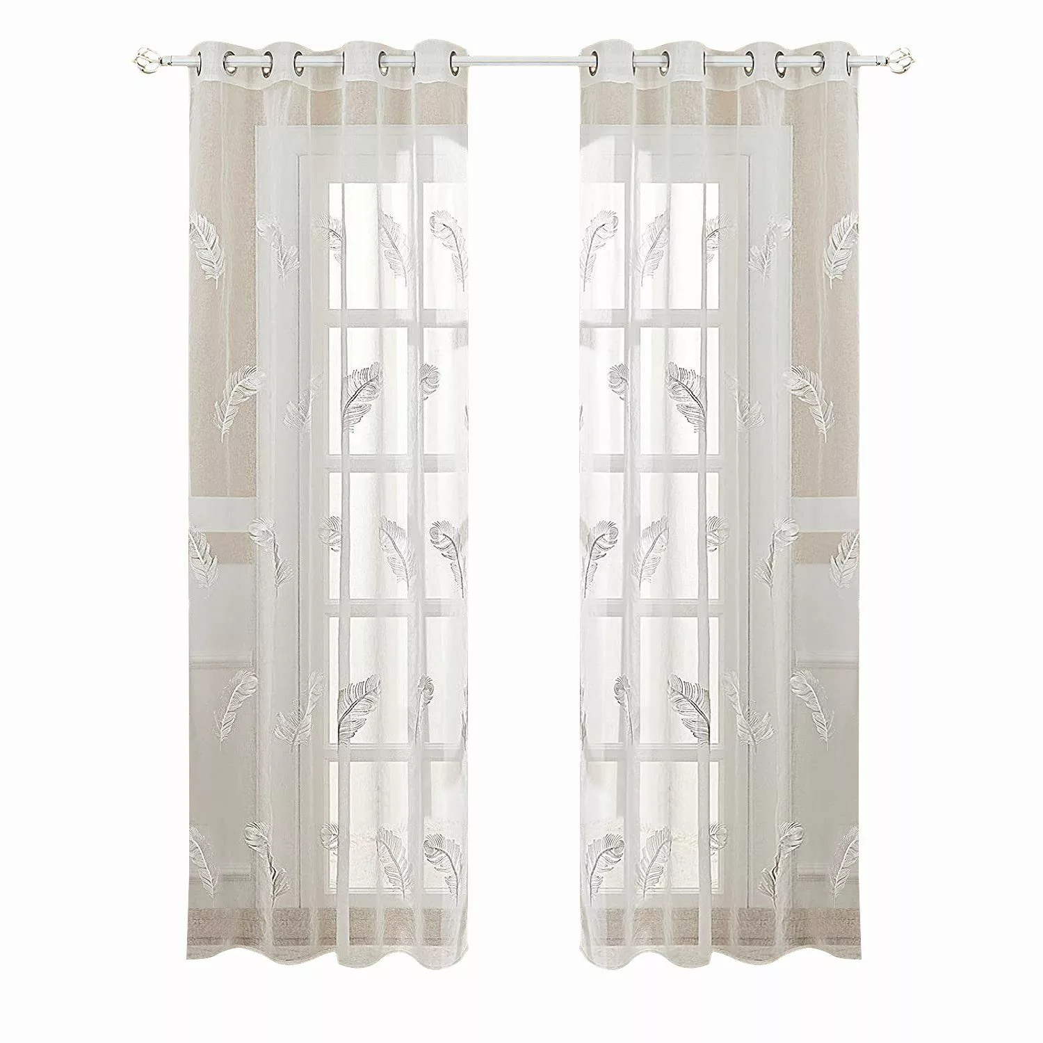 BYSURE Vorhang, Ösen (2 St), transparent, günstig online kaufen