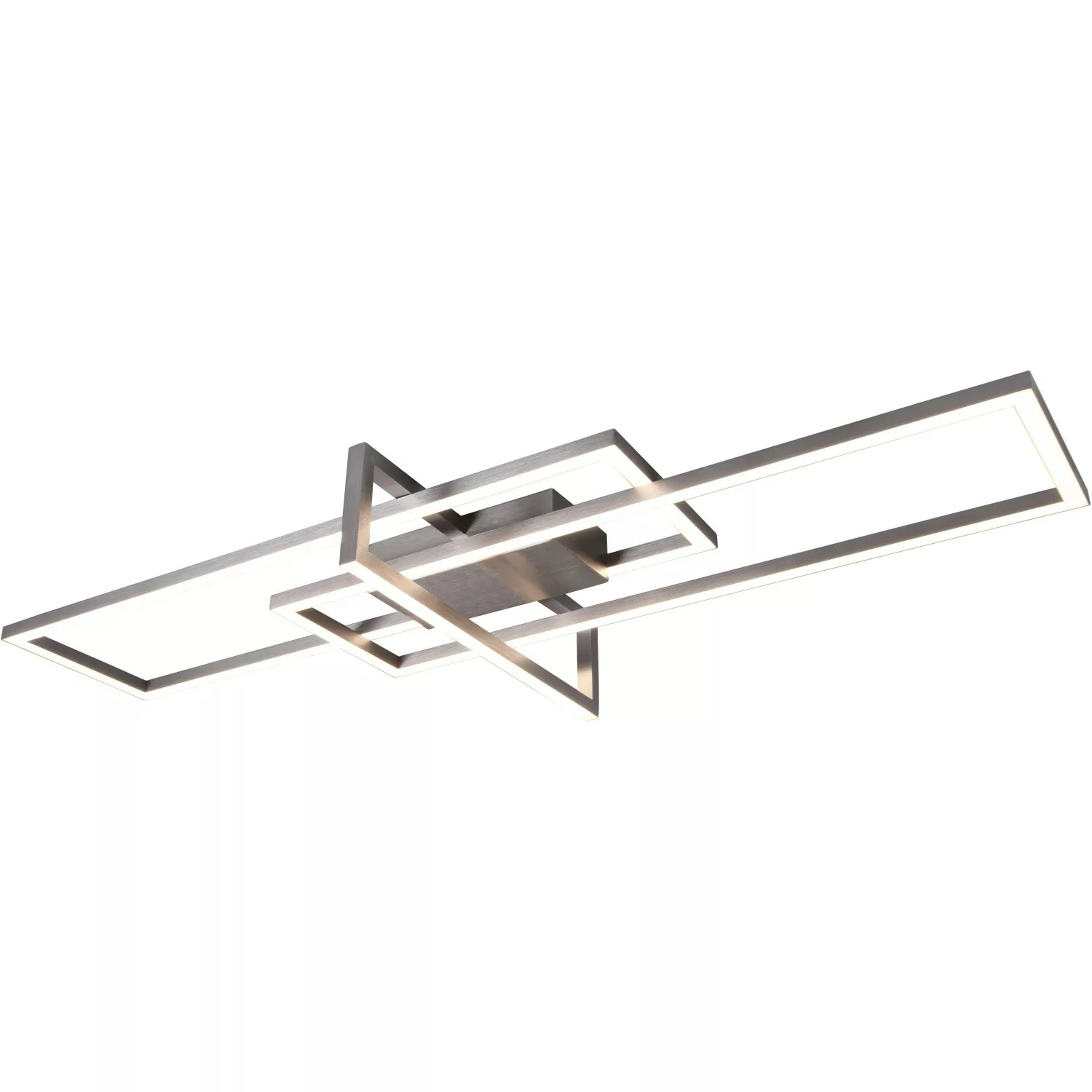 Trio LED Deckenleuchte Salinas Nickel matt 115 mm x 1000 mm x 400 mm günstig online kaufen