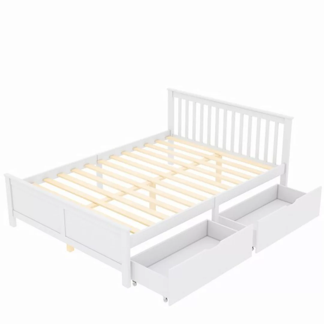 Rustrky Bett Einzelbett Funktionsbett Gästebett Jugendbett Holzbett Doppelb günstig online kaufen